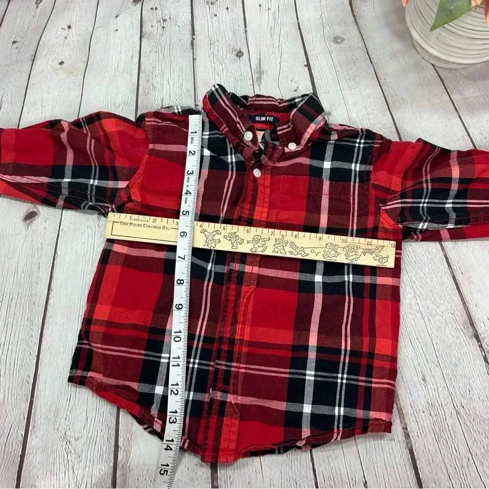 Fall 04 gymboree lumberjack plaid button up shirt sz 2T